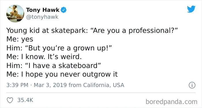 27 Hilarious Times People Didn't Realize They Were Talking To Tony Hawk (New Tweets)