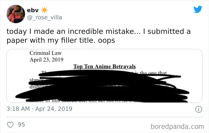32 Times Students Didn't Proofread Their Work And Left In The Funniest Mistakes
