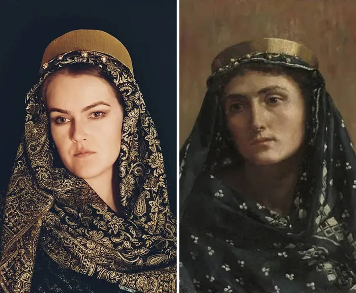 John Collier "Retrato De Una Dama Con Traje Oriental" (~ 1900)