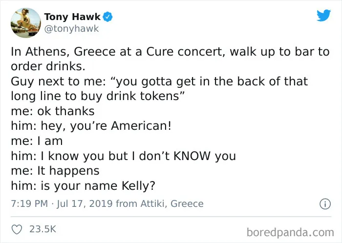 27 Hilarious Times People Didn't Realize They Were Talking To Tony Hawk (New Tweets)