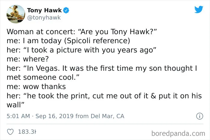 27 Hilarious Times People Didn't Realize They Were Talking To Tony Hawk (New Tweets)