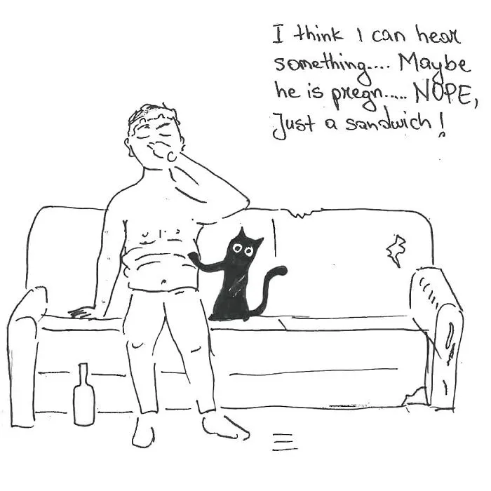 Artist Created These 33 Comics To Show His Cat's Life In Quarantine