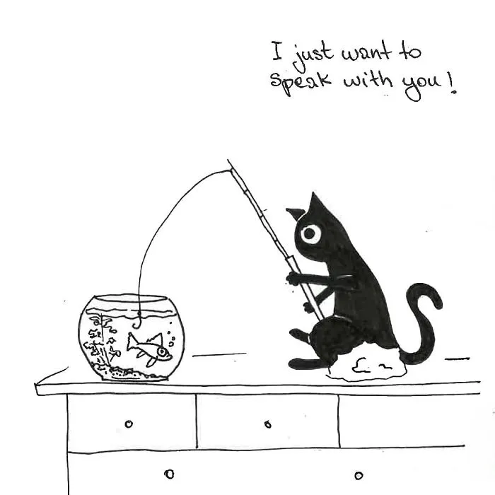 Artist Created These 33 Comics To Show His Cat's Life In Quarantine