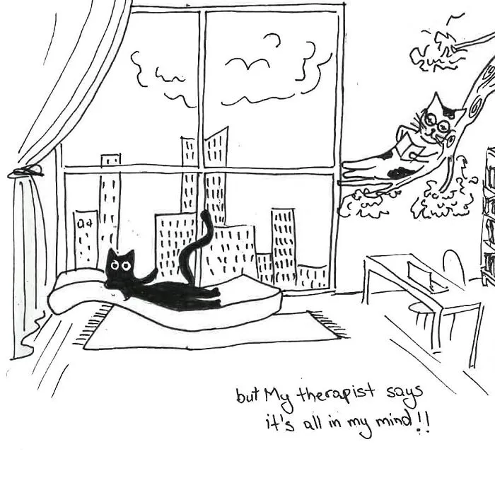 Artist Created These 33 Comics To Show His Cat's Life In Quarantine