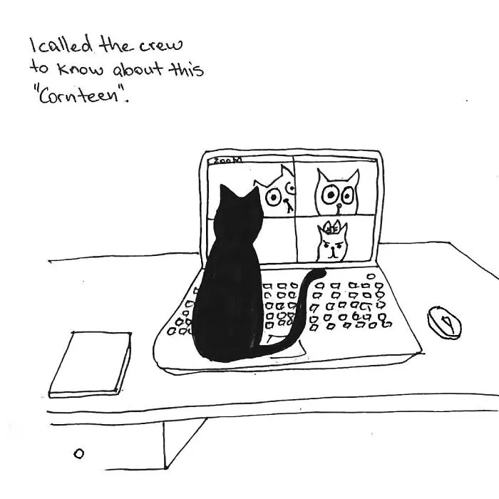 Artist Created These 33 Comics To Show His Cat's Life In Quarantine