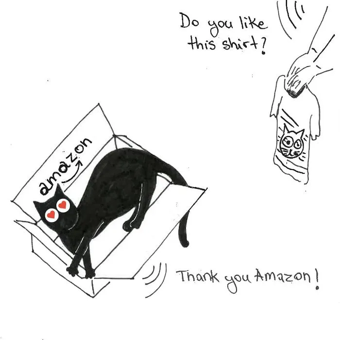 Artist Created These 33 Comics To Show His Cat's Life In Quarantine