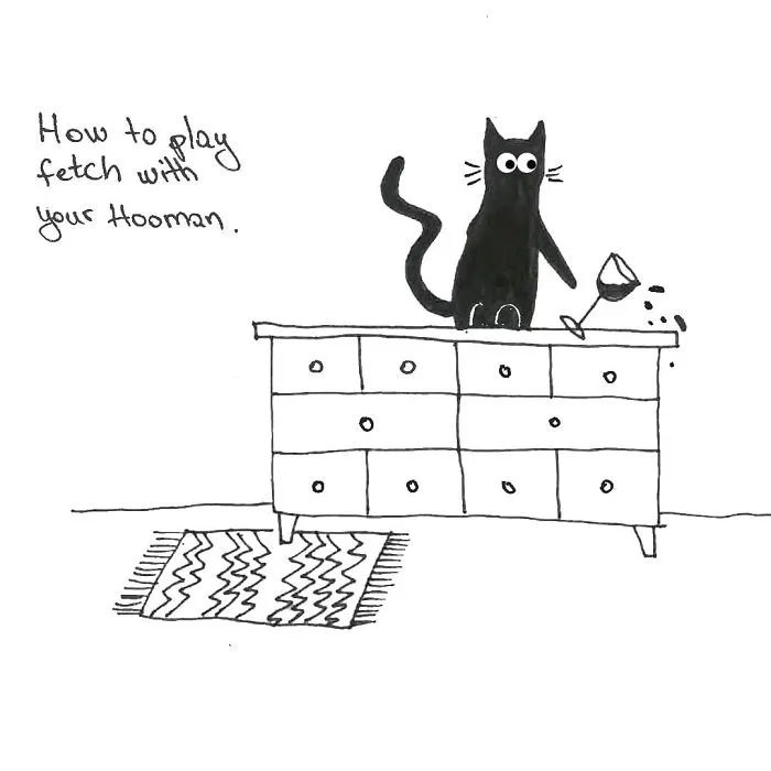 Artist Created These 33 Comics To Show His Cat's Life In Quarantine