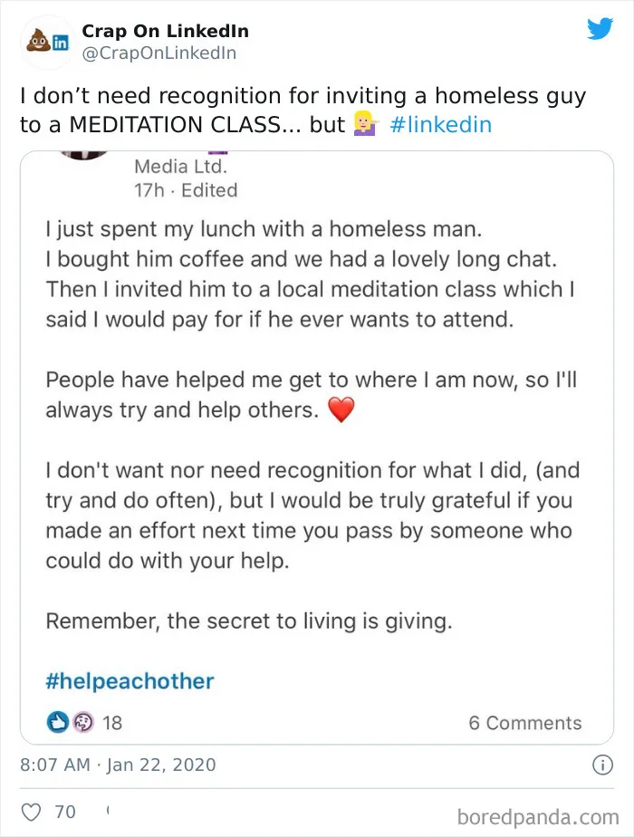 This Twitter Account Is Dedicated To Showcasing All The 'Crap On LinkedIn' And Here's 40 Of The Best Finds