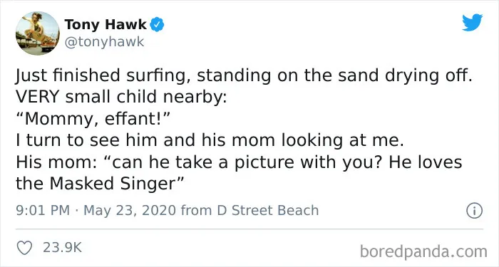 27 Hilarious Times People Didn't Realize They Were Talking To Tony Hawk (New Tweets)
