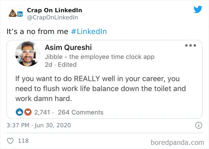 This Twitter Account Is Dedicated To Showcasing All The 'Crap On LinkedIn' And Here's 40 Of The Best Finds