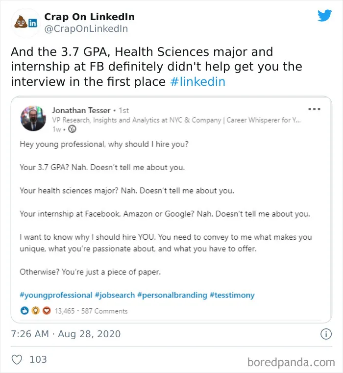 This Twitter Account Is Dedicated To Showcasing All The 'Crap On LinkedIn' And Here's 40 Of The Best Finds
