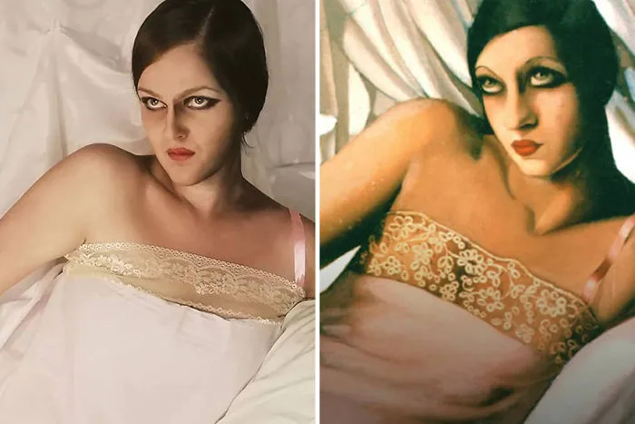 Tamara De Lempicka "Túnica Rosa" (1927)
