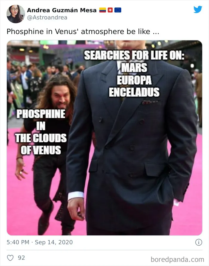 34 Memes Illustrating Humanity's Reaction To The News About The Possibility Of Life On Venus