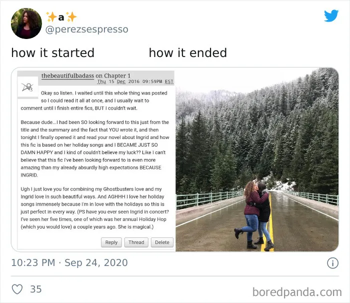 Couples Are Sharing ‘How It Started’ Vs. ‘How It Ended’ In 46 Wholesome Posts