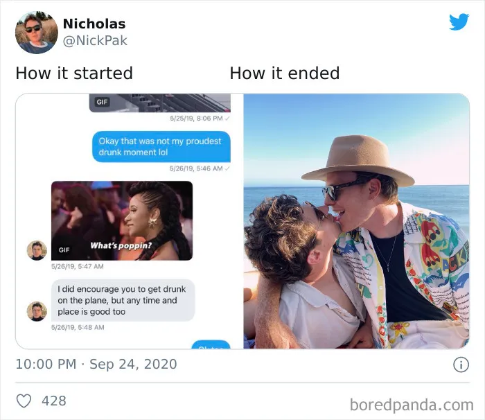 Couples Are Sharing ‘How It Started’ Vs. ‘How It Ended’ In 46 Wholesome Posts