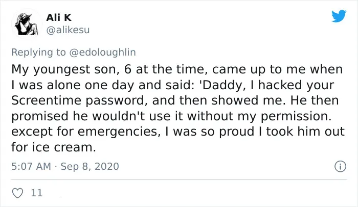 30 Moments When Parents On Twitter Realized Their Kids Were Criminal Masterminds