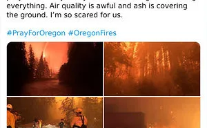 People Are Sharing Pics From The Hell On Earth That Is Happening In The West Coast Right Now (40 Pics)