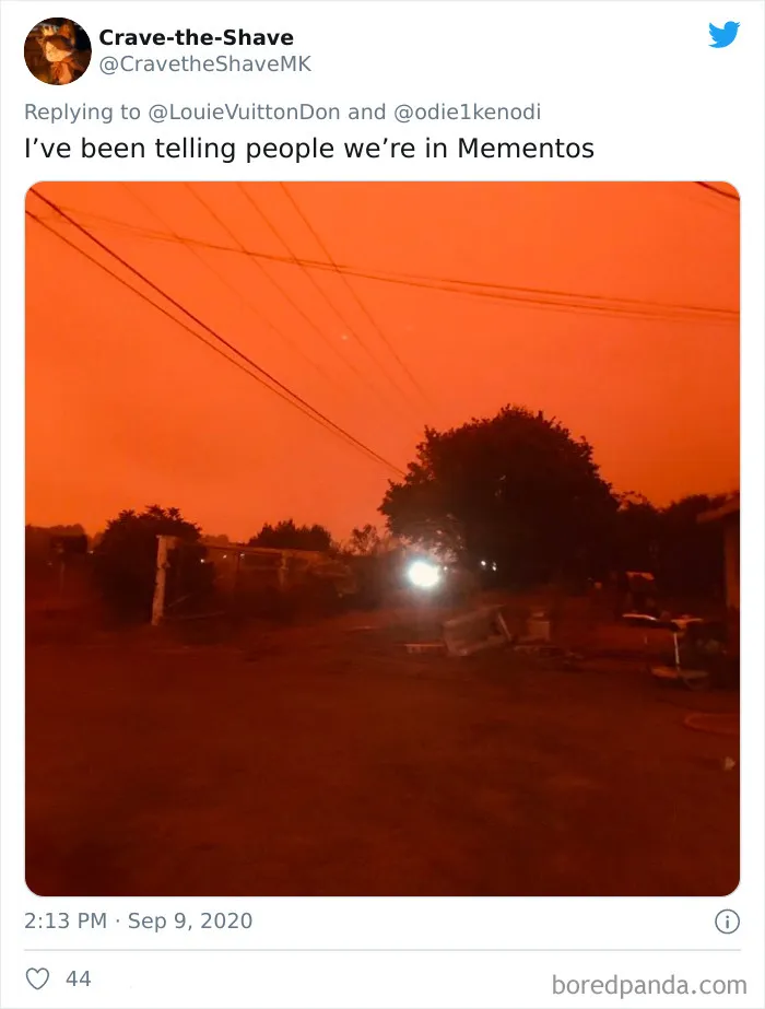 La gente comparte imágenes del infierno que está teniendo lugar en la Costa Oeste de EEUU (40 fotos)