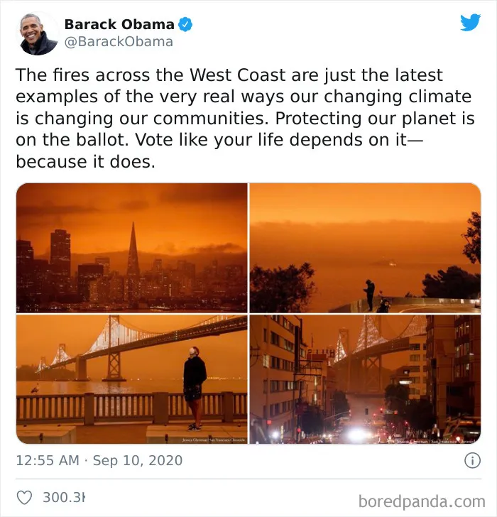 La gente comparte imágenes del infierno que está teniendo lugar en la Costa Oeste de EEUU (40 fotos)