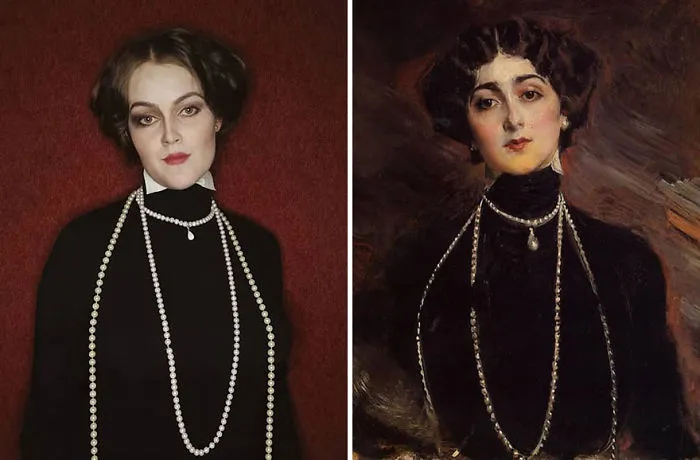 Giovanni Boldini "Retrato De Lina Cavalieri" (1901)