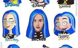 Artist Shows What Various Characters Would Look Like In Different Cartoon Universes (30 New Pics)