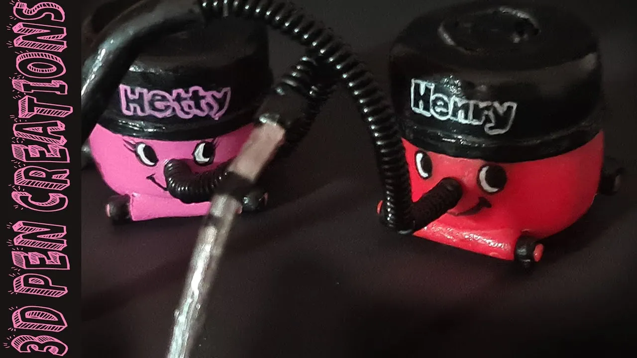 Miniature Henry Hoover Made With 3D Pen
