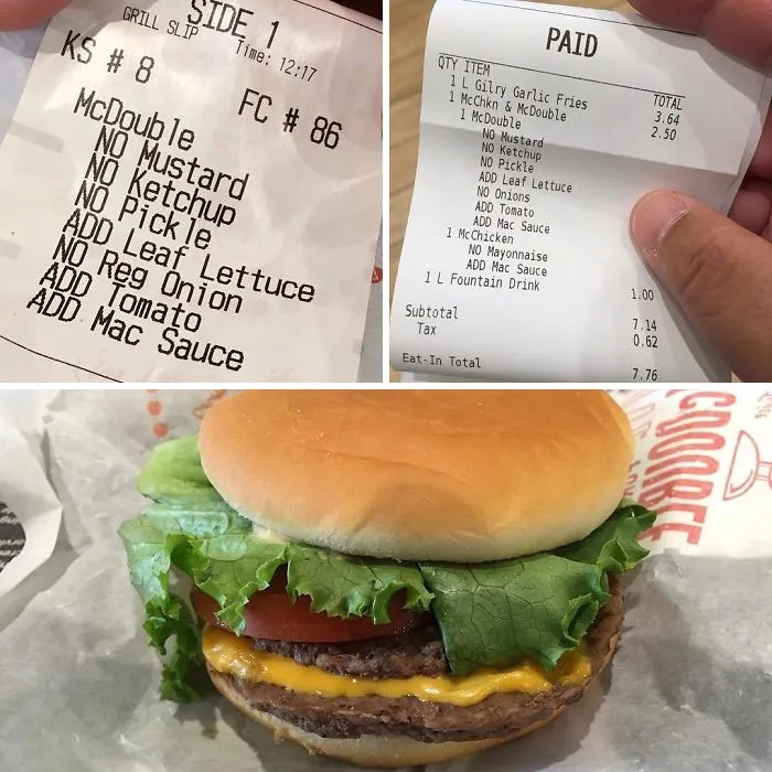 You Can Get A Burger That Tastes Just Like A Big Mac (And Save $$$) When You Order A Mcdouble With Fewer Condiments, But Add Big Mac Sauce