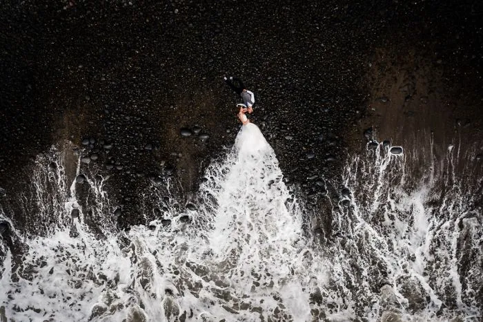 Wedding Category Highly Commended: Pebble / Wave