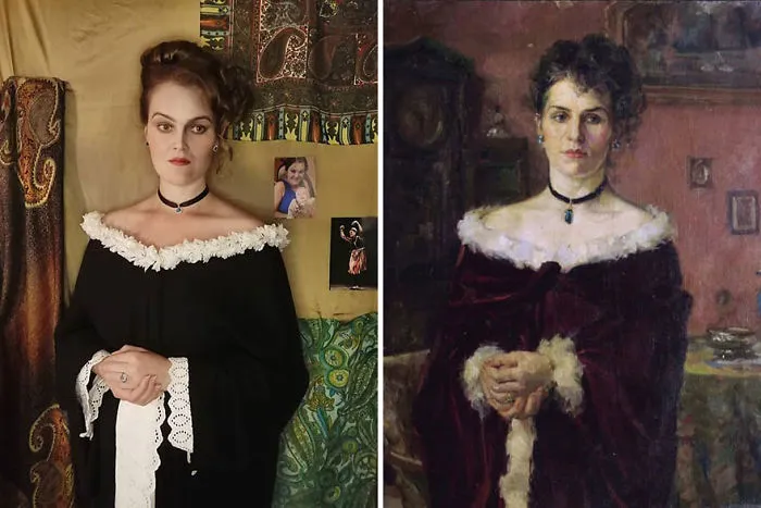 Khariton Platonovich Platonov "Retrato De Una Mujer" (1903)