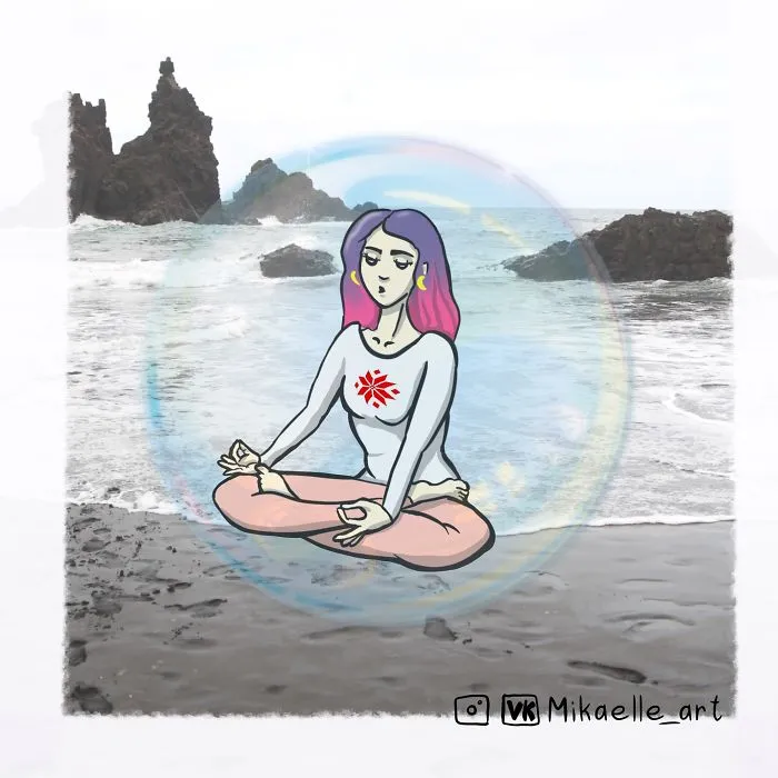Sometimes The Best You Can Do Is Just Sitting And Balancing With Your Inner Self