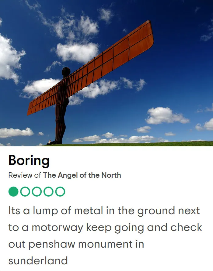 25 Hilariously Negative Reviews On Tripadvisor About Popular UK Tourist Attractions