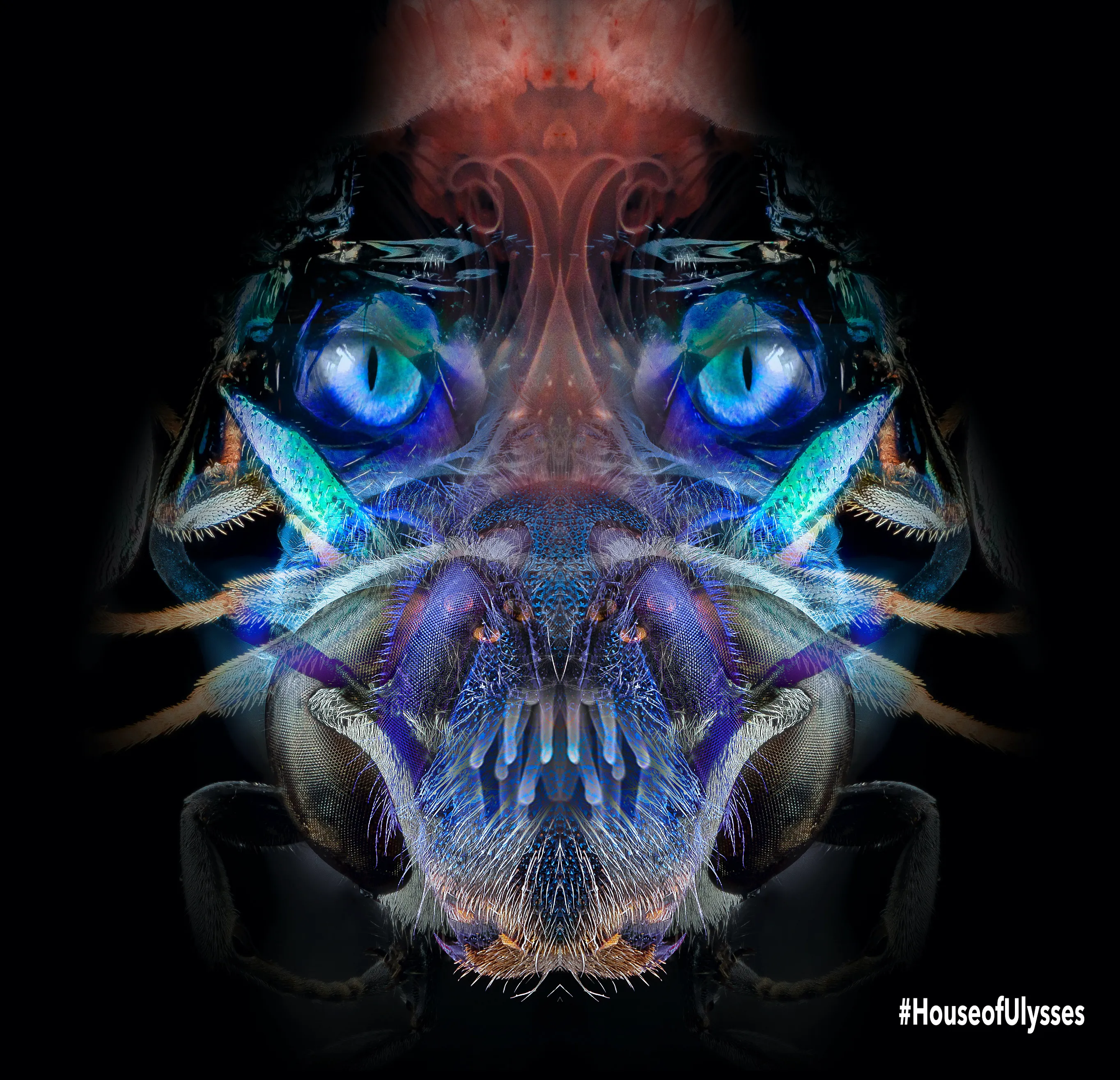 I “Discover” Other-Worldly Beings While Making Collages From Nature Photos