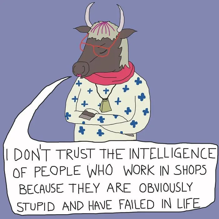 The More We Hear From This Middle-Aged Bison Gnu Lady, The More We Realise What An Udder Cow She Is