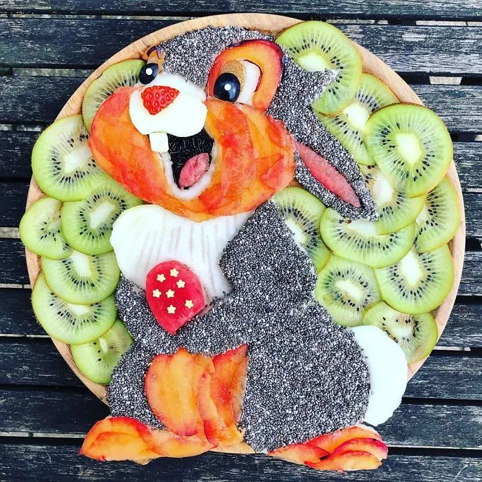 I Turn Food Into Art To Make My Sons Eat More Fruit And Veggies (70 Pics)