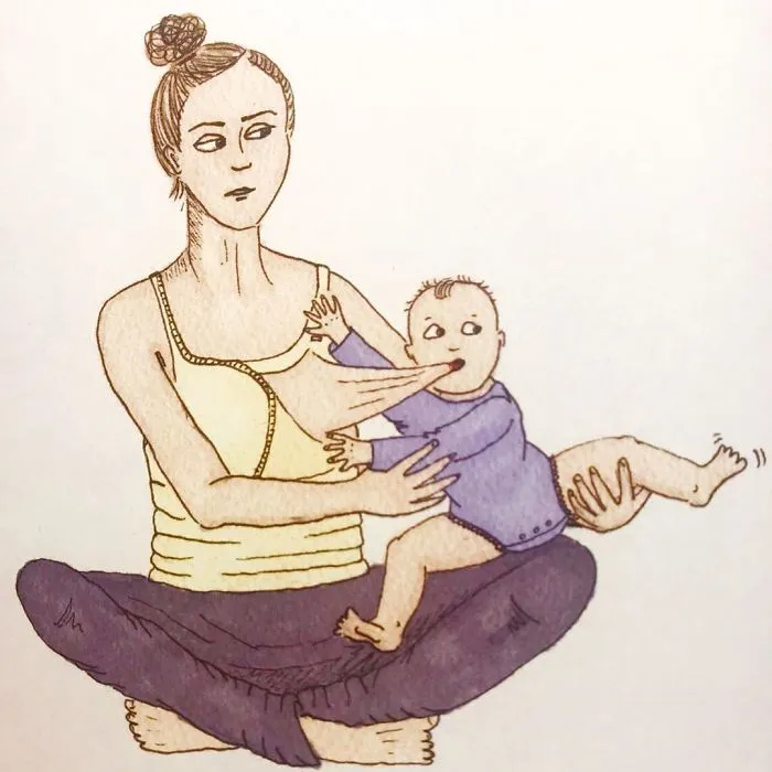 Norwegian Mom Doesn't Censor What Motherhood Really Looks Like In Her 30 Illustrations