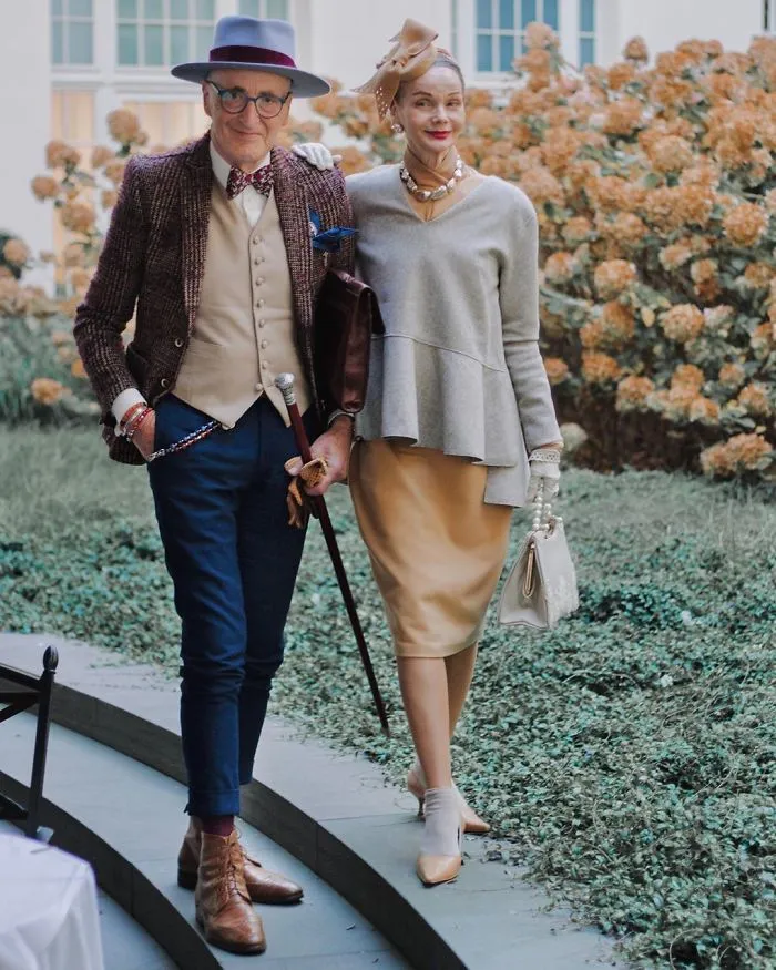 Esta anciana pareja alemana causa sensación cada vez que sale a la calle (30 fotos)
