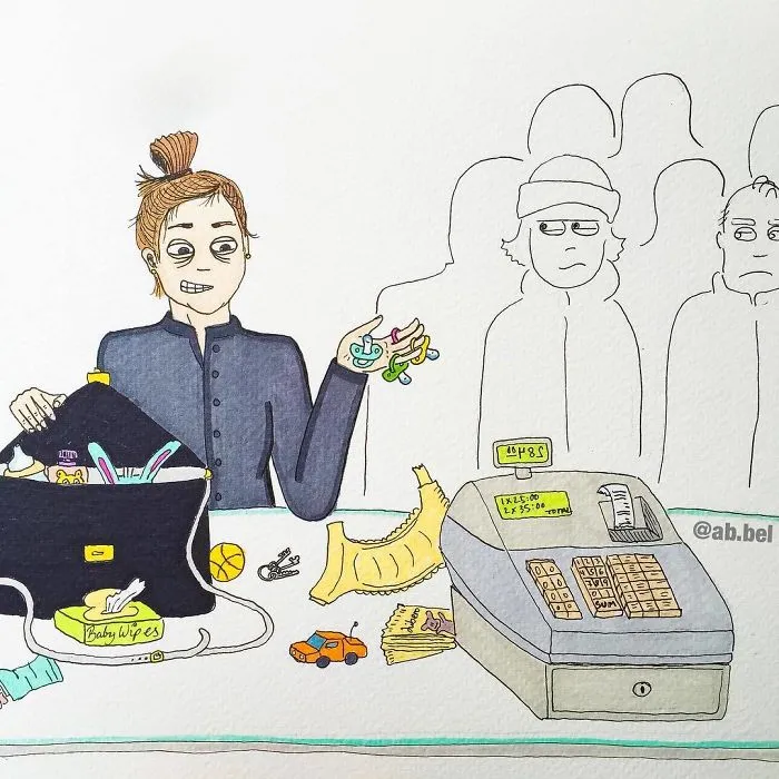 Esta madre noruega muestra la auténtica maternidad sin censuras con 30 ilustraciones