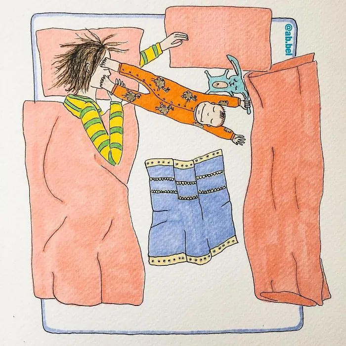 Norwegian Mom Doesn't Censor What Motherhood Really Looks Like In Her 30 Illustrations