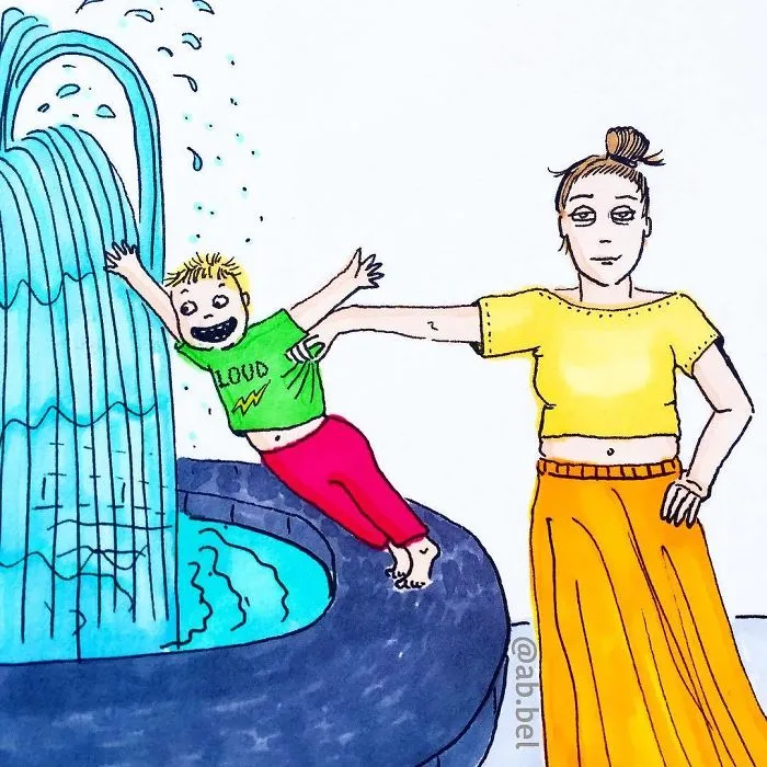 Esta madre noruega muestra la auténtica maternidad sin censuras con 30 ilustraciones