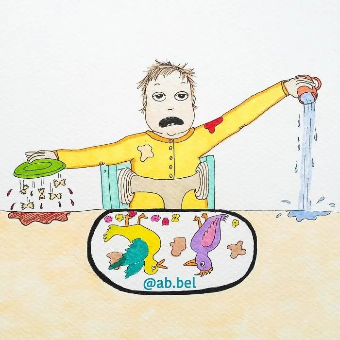 Esta madre noruega muestra la auténtica maternidad sin censuras con 30 ilustraciones