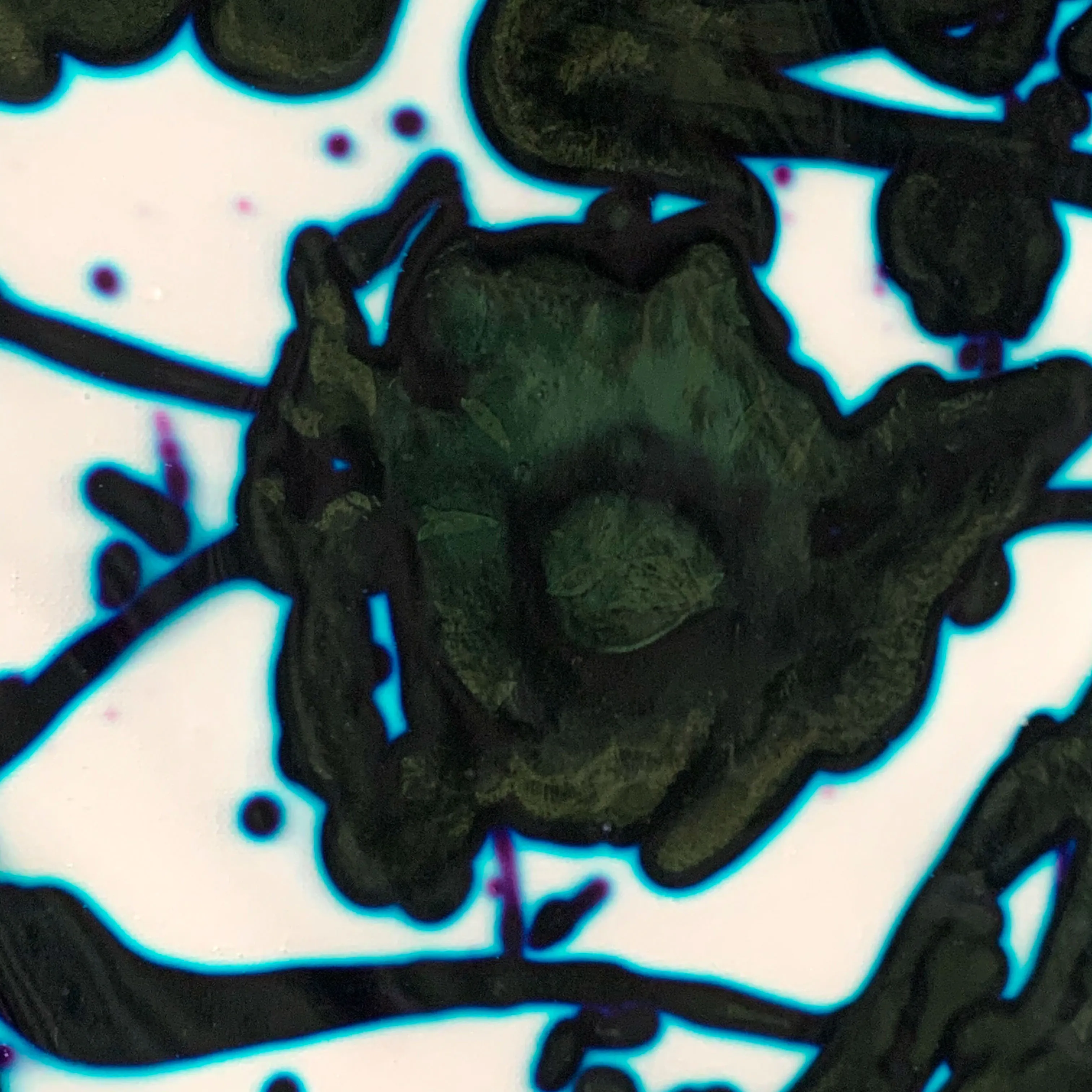I Create Artwork Using Elmer's Glue And Food Coloring (15 Images)