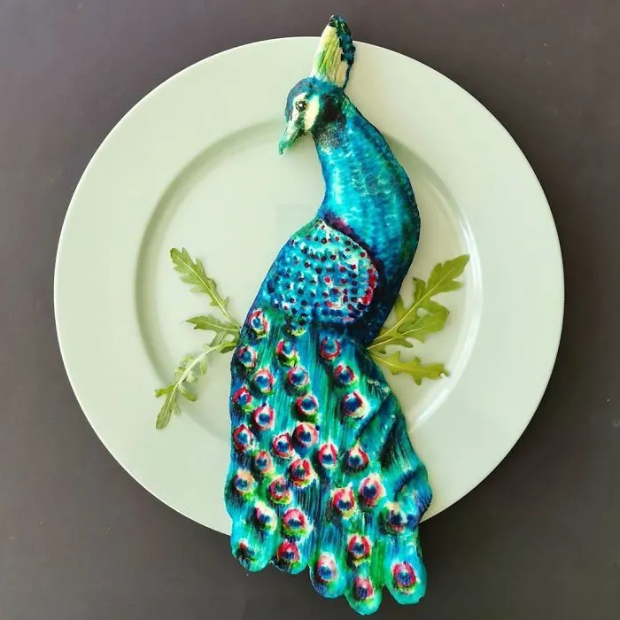 Kids Encourage Their Mom To Post Her Food Art On The Internet, And She Goes Viral (30 Pics)