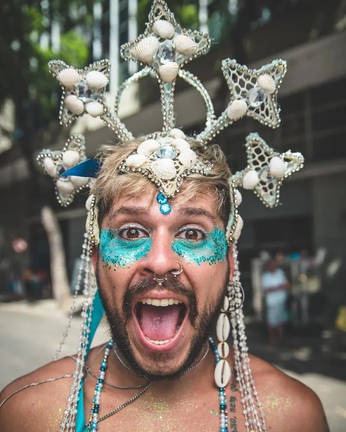 My 59 Photos Of People With The Most Creative Costumes And Makeup Spotted At Rio Carnival