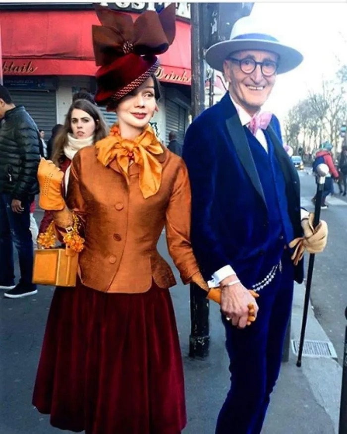 Esta anciana pareja alemana causa sensación cada vez que sale a la calle (30 fotos)
