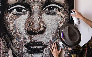 I Use Traditional Persian Rugs As Canvas To Spray-Paint Female Portraits (61 Pics)