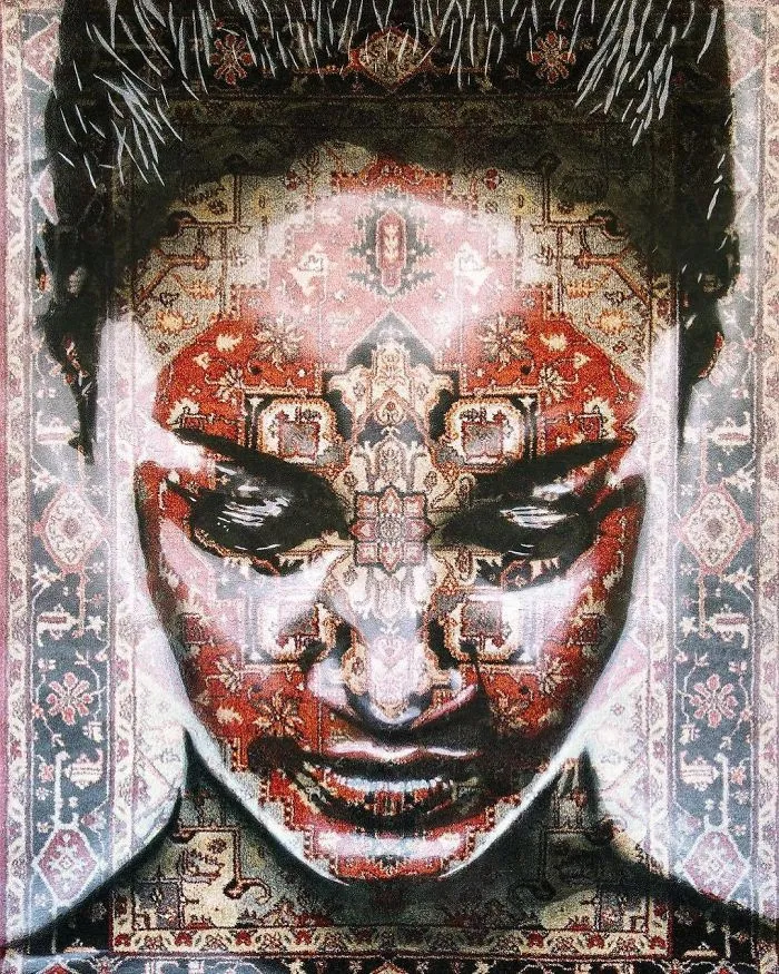 I Use Traditional Persian Rugs As Canvas To Spray-Paint Female Portraits (61 Pics)