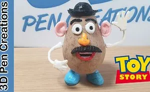 Mr Potato Head, I Made Him With A 3D Pen