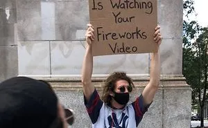 Dude Keeps Protesting Annoying Everyday Things With Funny Signs