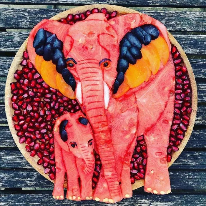 I Turn Food Into Art To Make My Sons Eat More Fruit And Veggies (70 Pics)