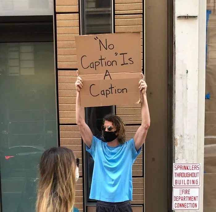 Dude Keeps Protesting Annoying Everyday Things With Funny Signs